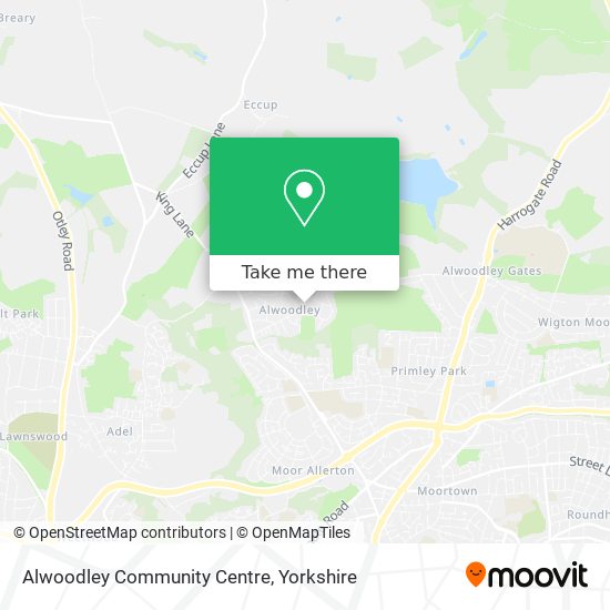 Alwoodley Community Centre map