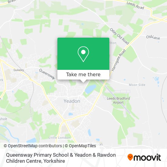 Queensway Primary School & Yeadon & Rawdon Children Centre map