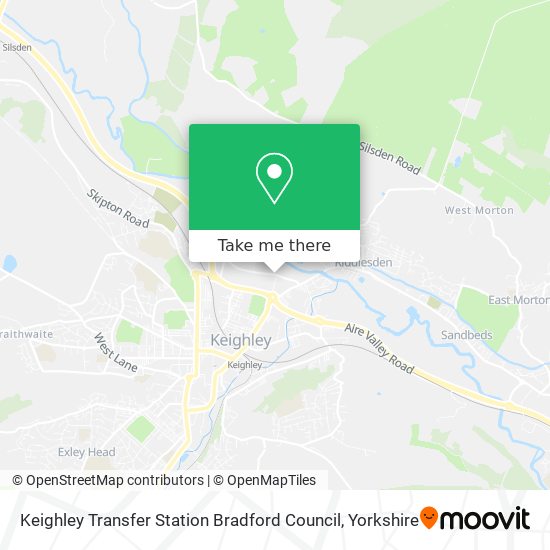 Keighley Transfer Station Bradford Council map