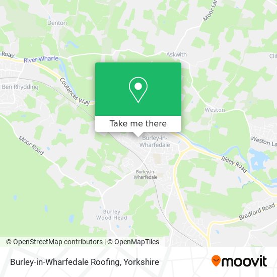 Burley-in-Wharfedale Roofing map