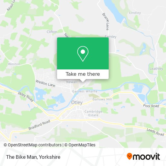 The Bike Man map