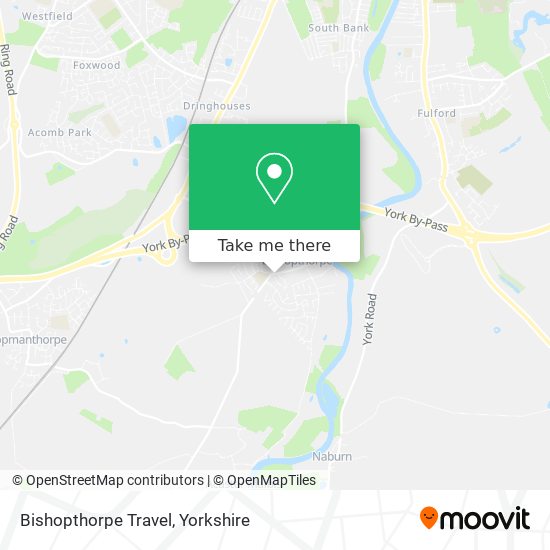 Bishopthorpe Travel map