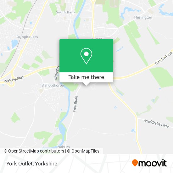 York Outlet map