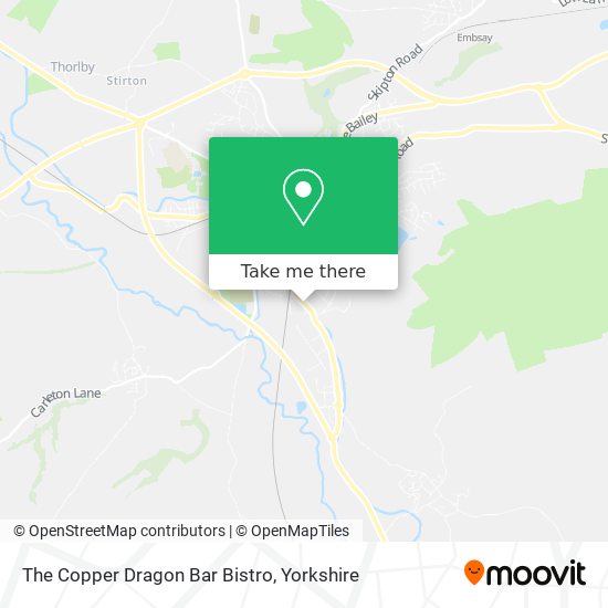 The Copper Dragon Bar Bistro map