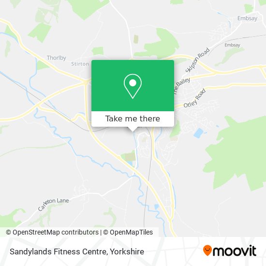 Sandylands Fitness Centre map