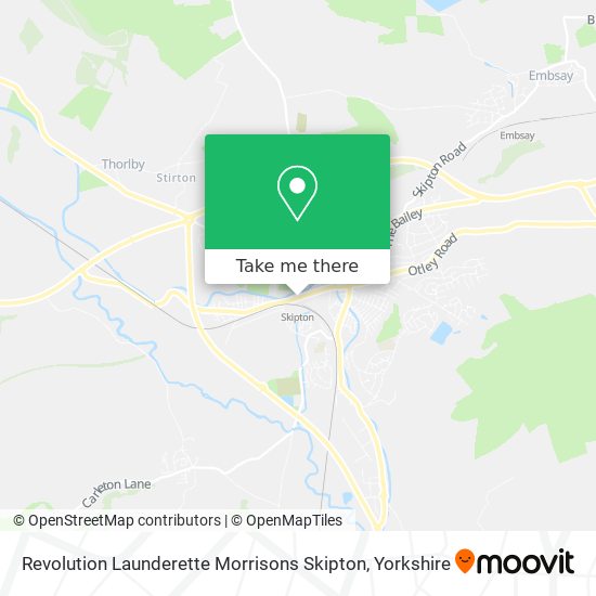 Revolution Launderette Morrisons Skipton map