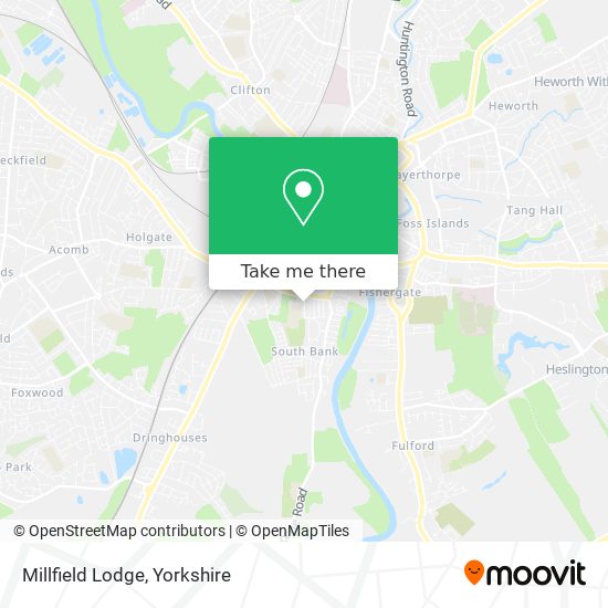 Millfield Lodge map