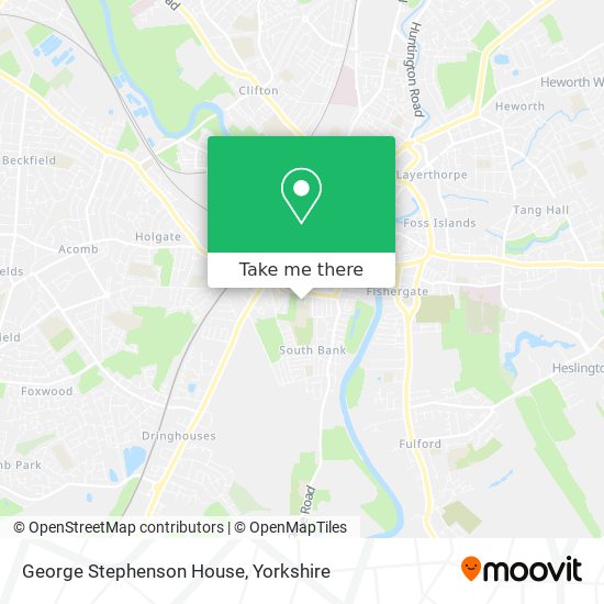 George Stephenson House map