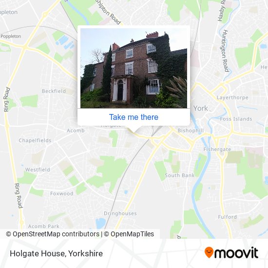 Holgate House map