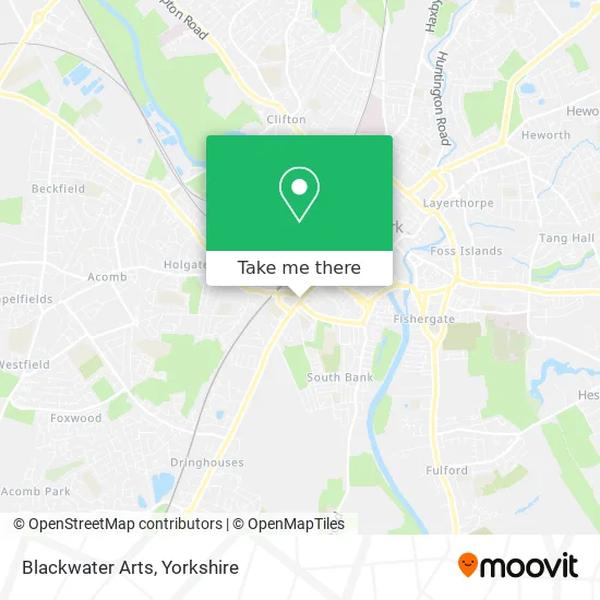 Blackwater Arts map