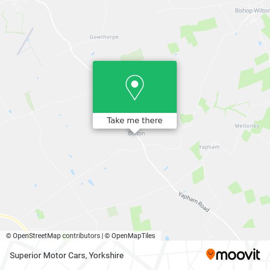 Superior Motor Cars map