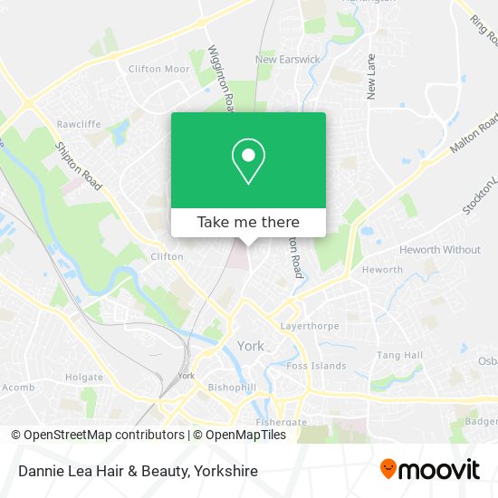 Dannie Lea Hair & Beauty map