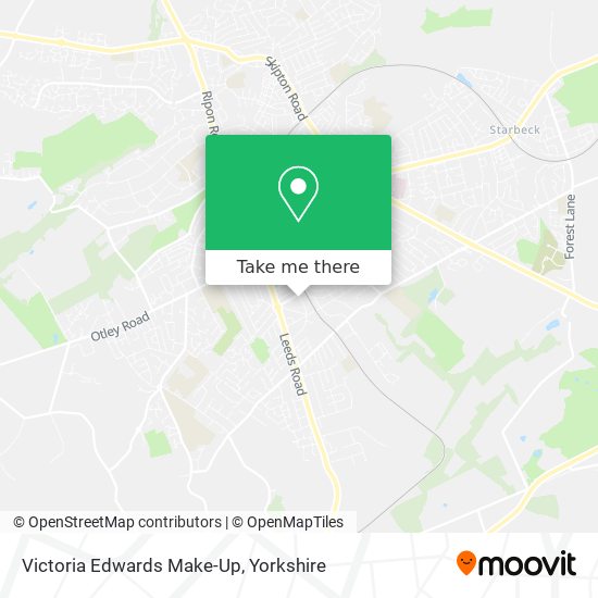 Victoria Edwards Make-Up map