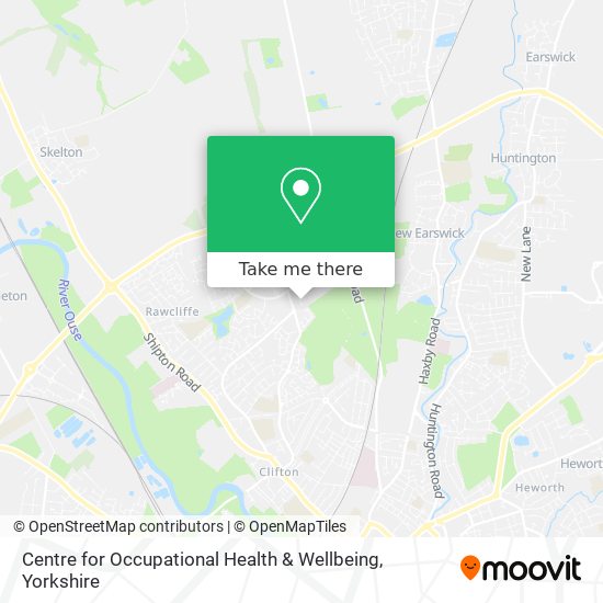 Centre for Occupational Health & Wellbeing map