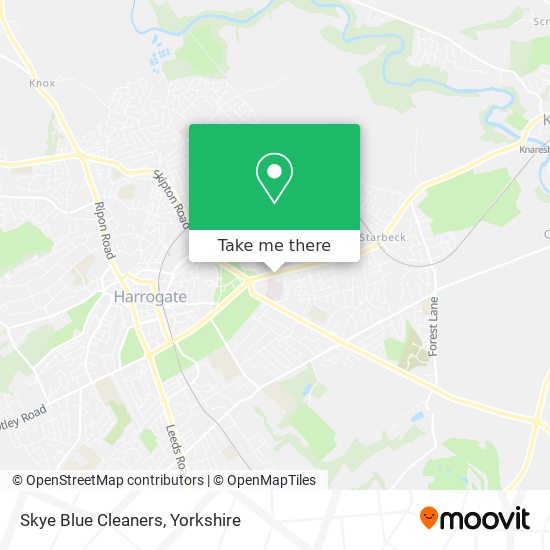 Skye Blue Cleaners map