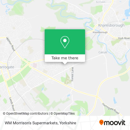 WM Morrison's Supermarkets map