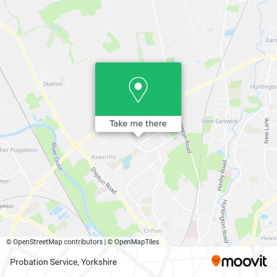 Probation Service map