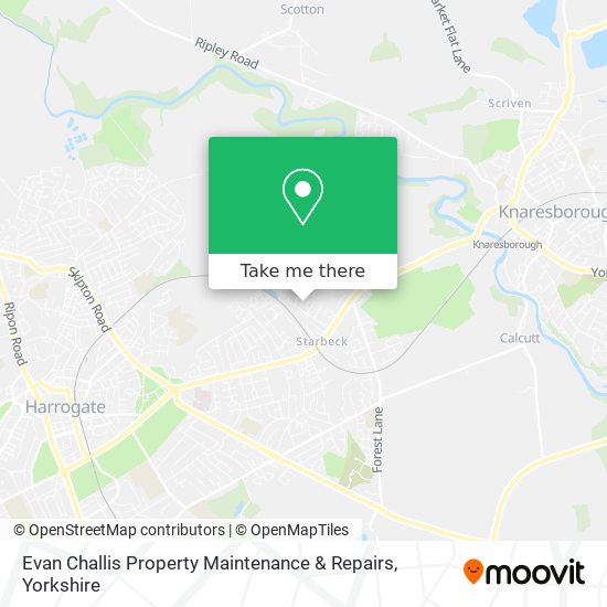 Evan Challis Property Maintenance & Repairs map