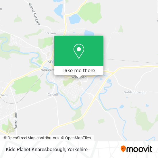 Kids Planet Knaresborough map