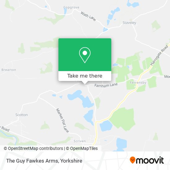 The Guy Fawkes Arms map