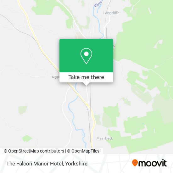 The Falcon Manor Hotel map