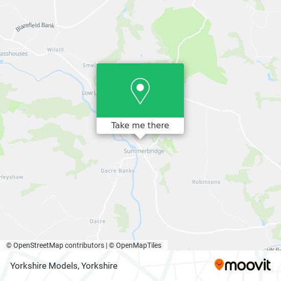 Yorkshire Models map