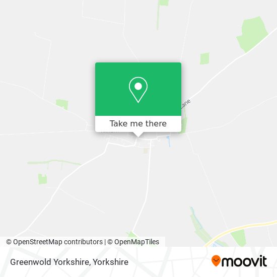 Greenwold Yorkshire map