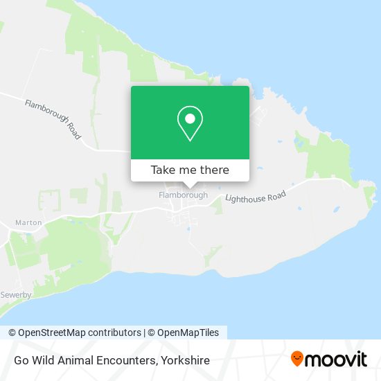Go Wild Animal Encounters map