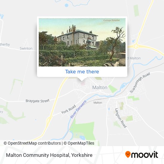 Malton Community Hospital map