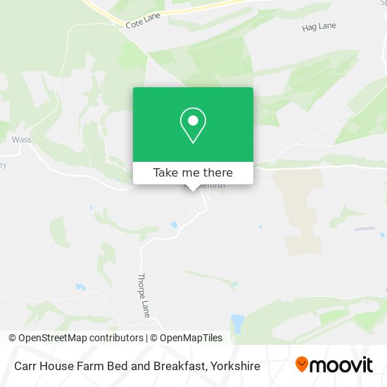 Carr House Farm Bed and Breakfast map