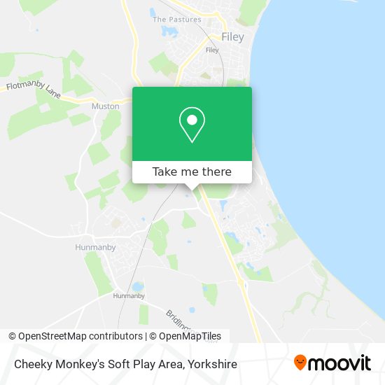 Cheeky Monkey's Soft Play Area map