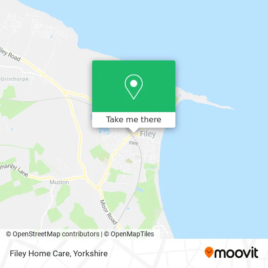 Filey Home Care map