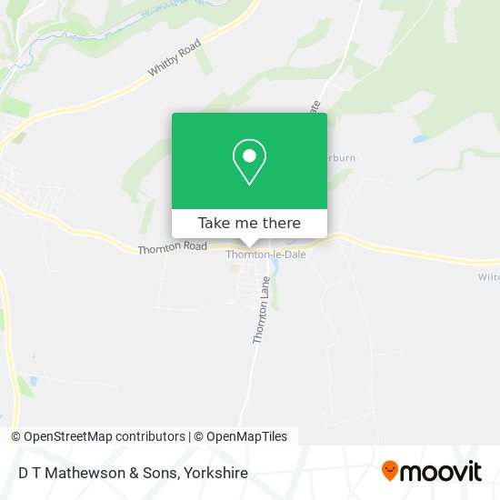 D T Mathewson & Sons map