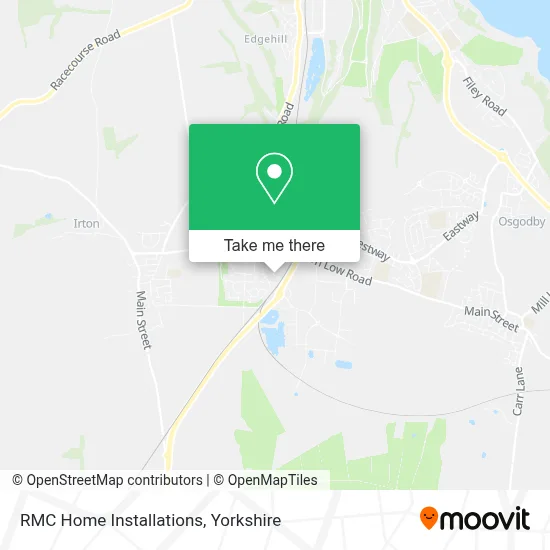RMC Home Installations map