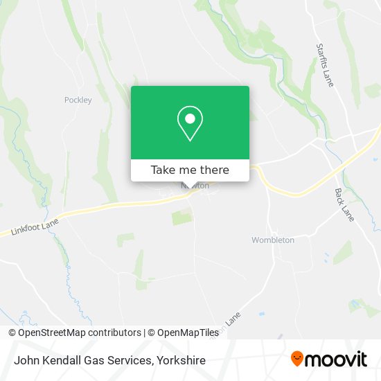 John Kendall Gas Services map