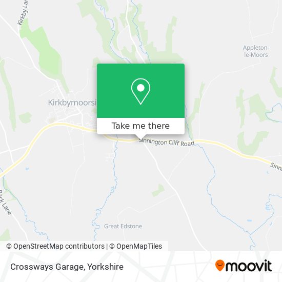 Crossways Garage map