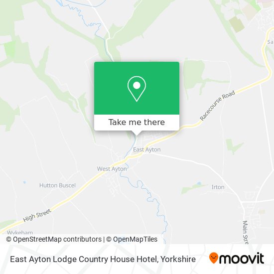 East Ayton Lodge Country House Hotel map