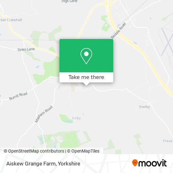 Aiskew Grange Farm map