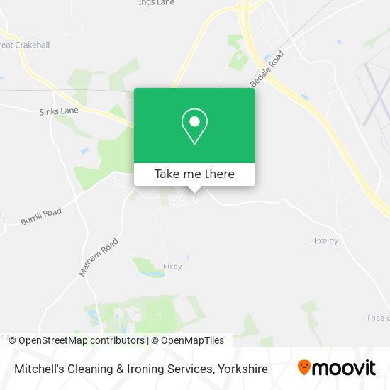 Mitchell's Cleaning & Ironing Services map