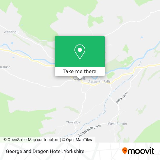 George and Dragon Hotel map