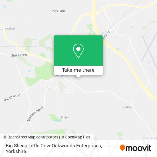 Big Sheep Little Cow-Oakwoods Enterprises map