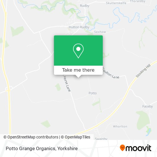 Potto Grange Organics map