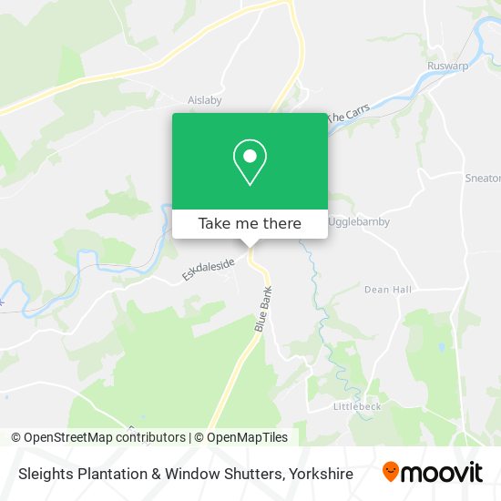 Sleights Plantation & Window Shutters map