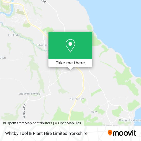 Whitby Tool & Plant Hire Limited map