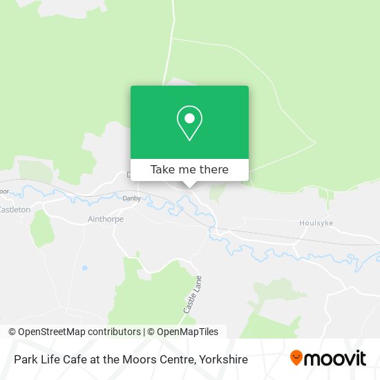 Park Life Cafe at the Moors Centre map