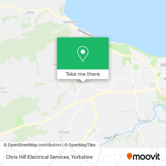 Chris Hill Electrical Services map