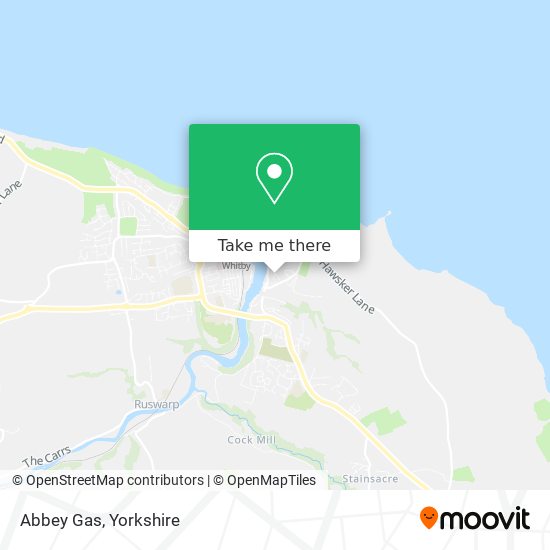 Abbey Gas map