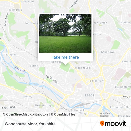 Woodhouse Moor map