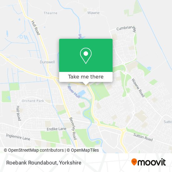 Roebank Roundabout map