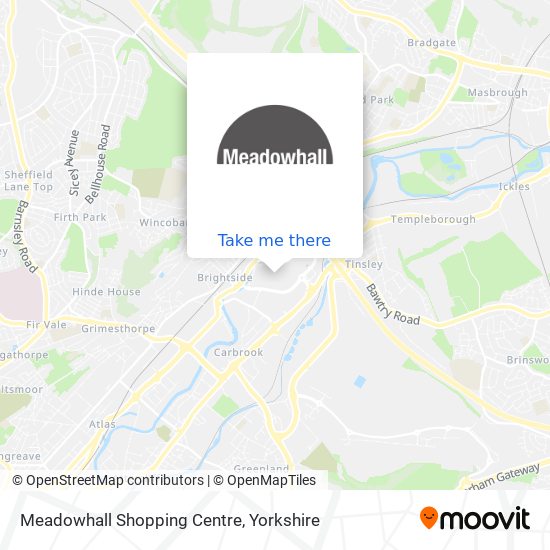 Meadowhall Shopping Centre map